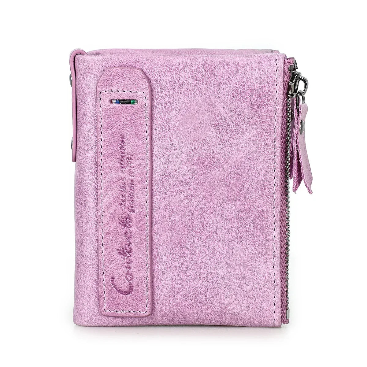 Men's Crazy Horse Leather Wallet with RFID Protection