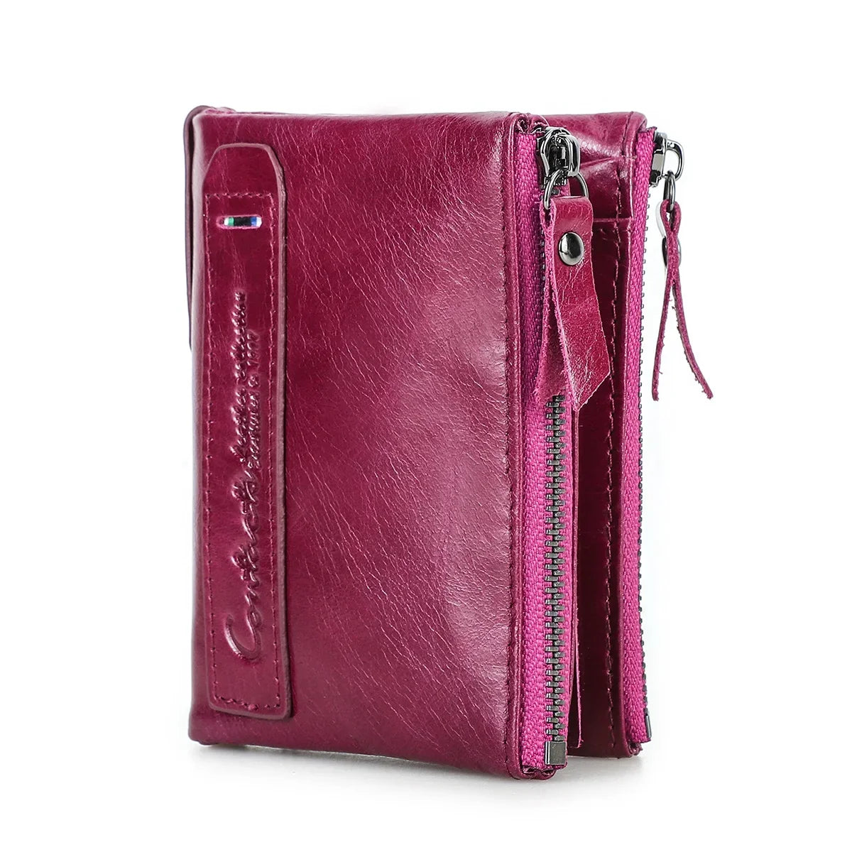 Men's Crazy Horse Leather Wallet with RFID Protection