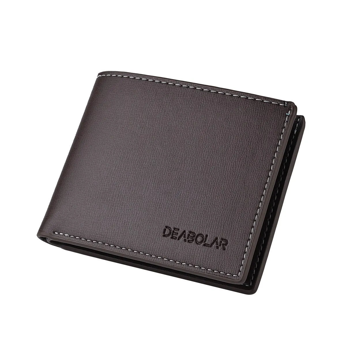 Men's Short Wallet with Photo ID Window, 11.8 cm Image