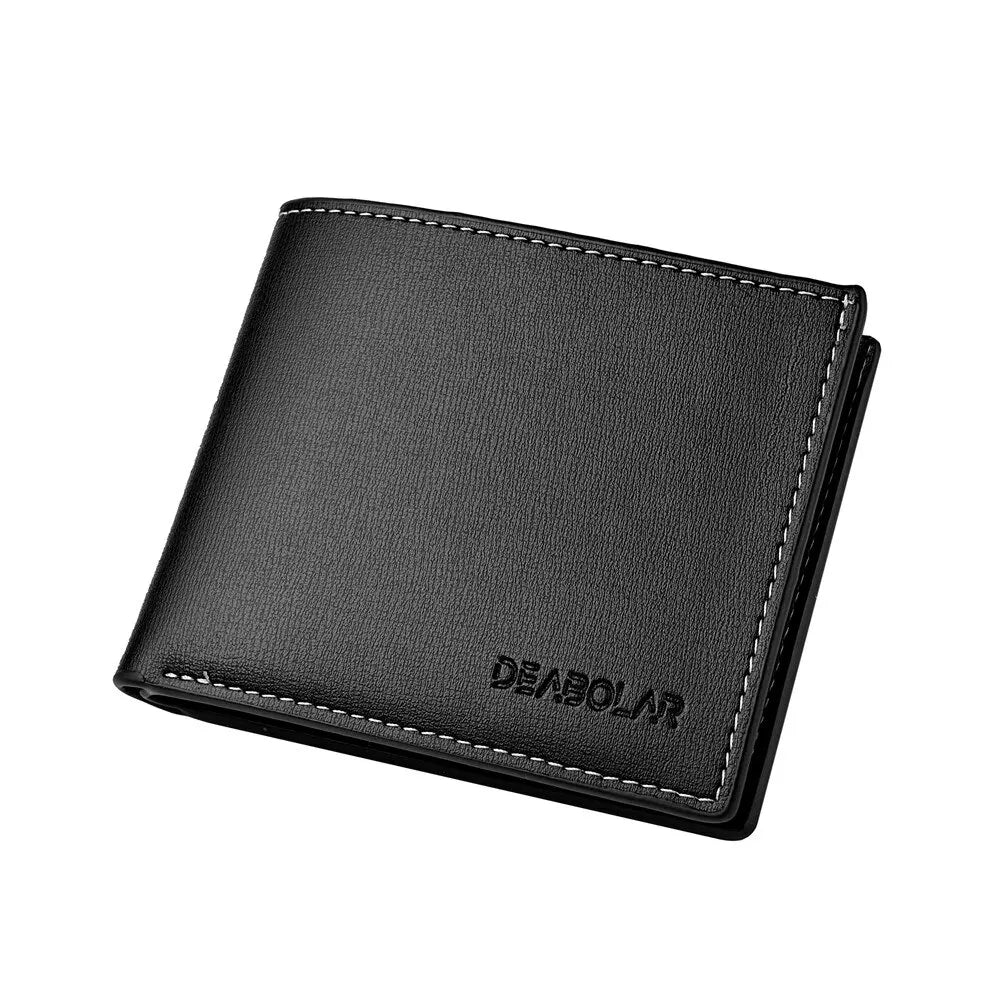 Men's Short Wallet with Photo ID Window, 11.8 cm Image
