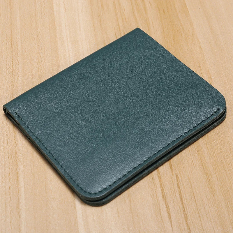 Compact and Slim Genuine Leather Men's Wallet with Card Holder and Bill Compartment