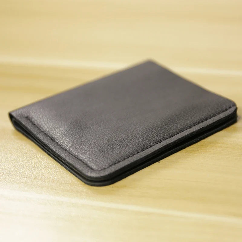 Compact and Slim Genuine Leather Men's Wallet with Card Holder and Bill Compartment