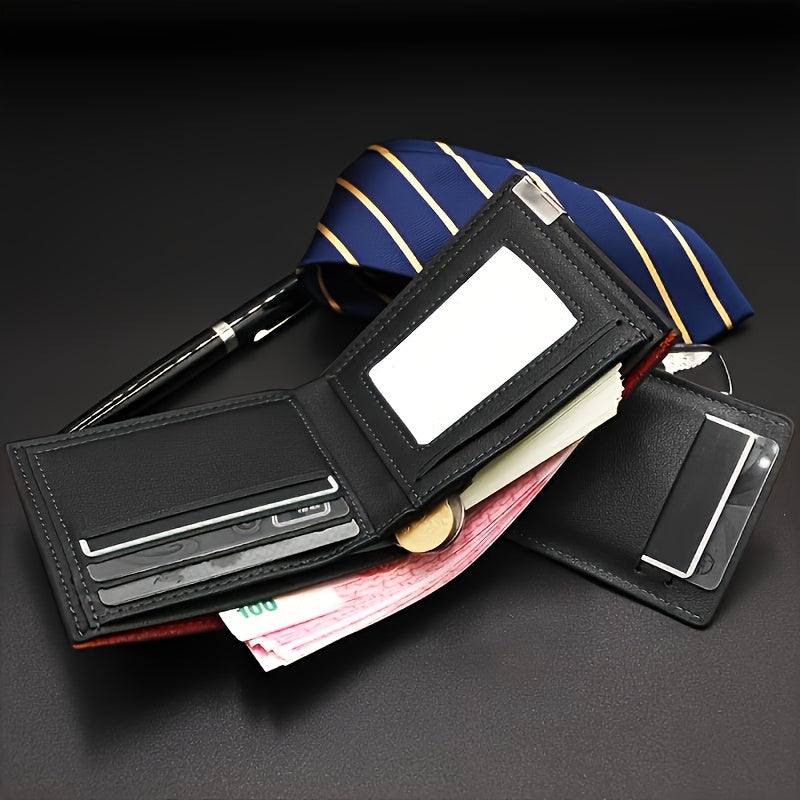 Men's Dark Brown Wallet with Removable Card Holder