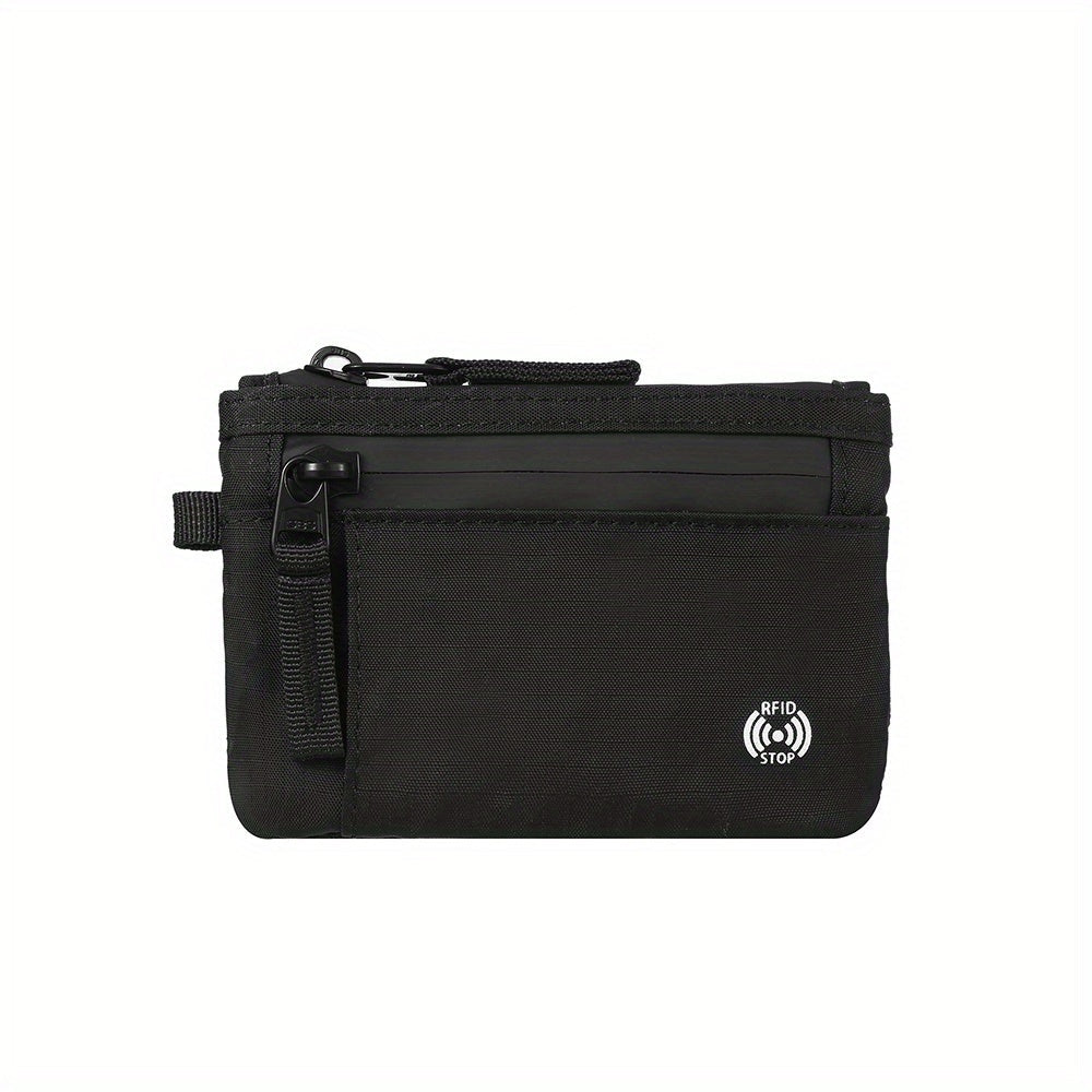 Men's Mini Travel Anti-RFID Nylon Wallet 5.1 in