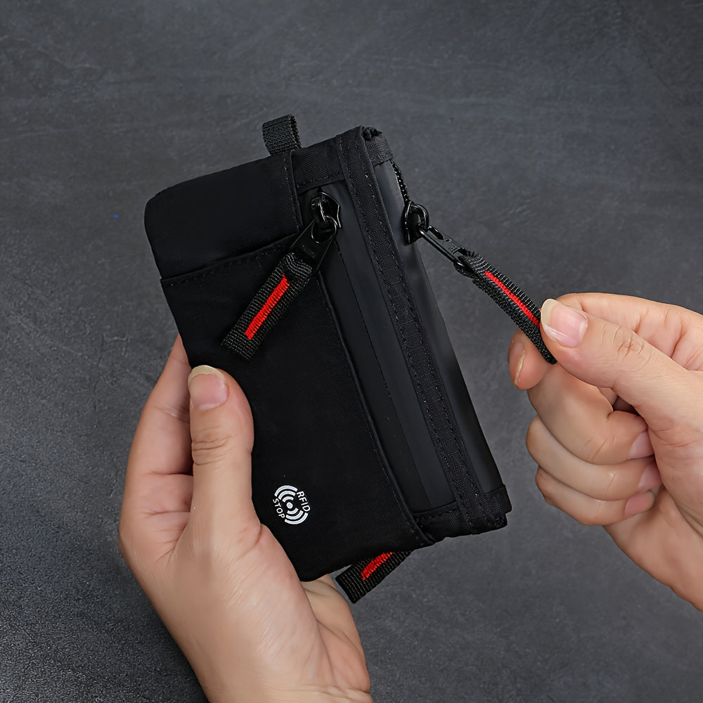 Men's Mini Travel Anti-RFID Nylon Wallet 5.1 in