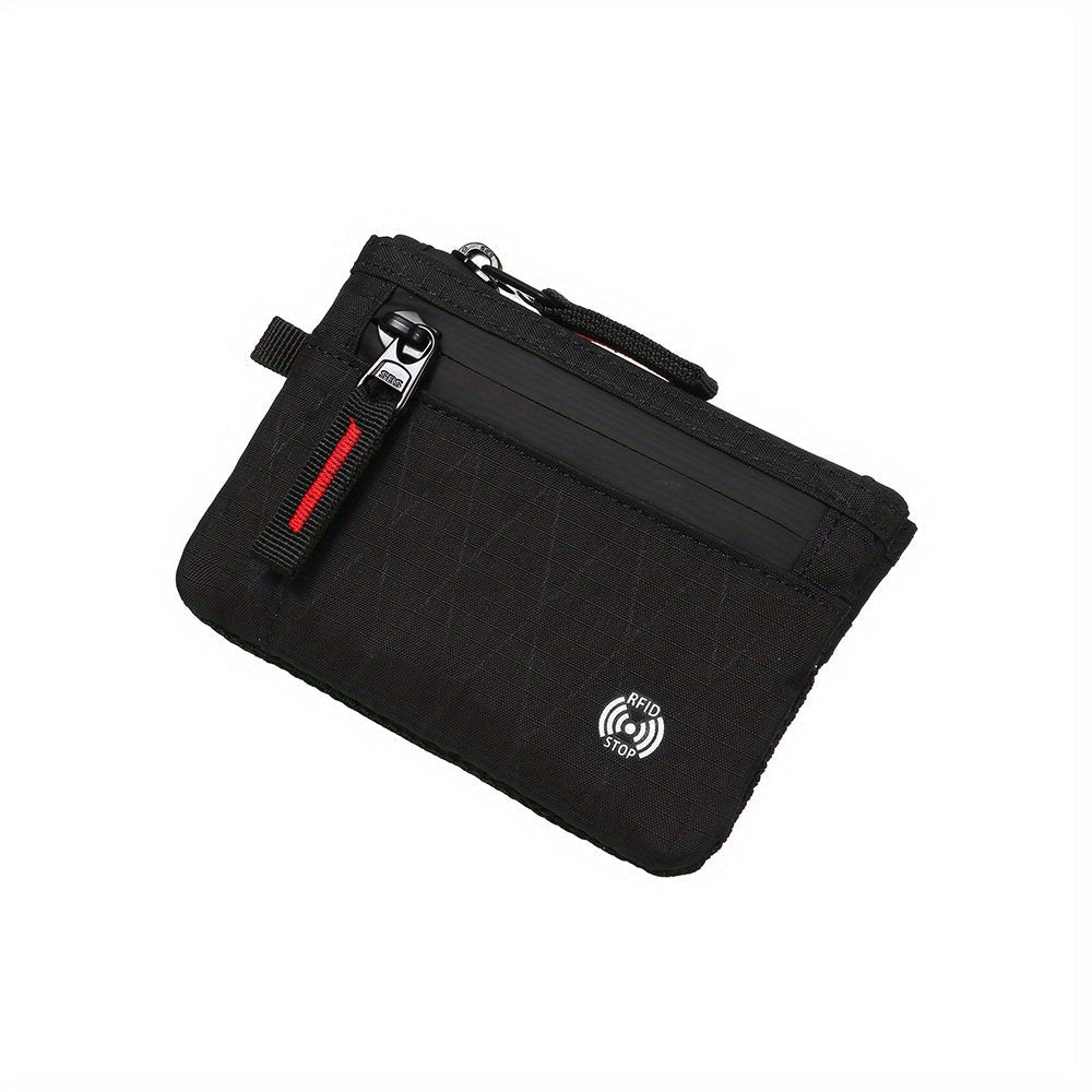 Men's Mini Travel Anti-RFID Nylon Wallet 5.1 in