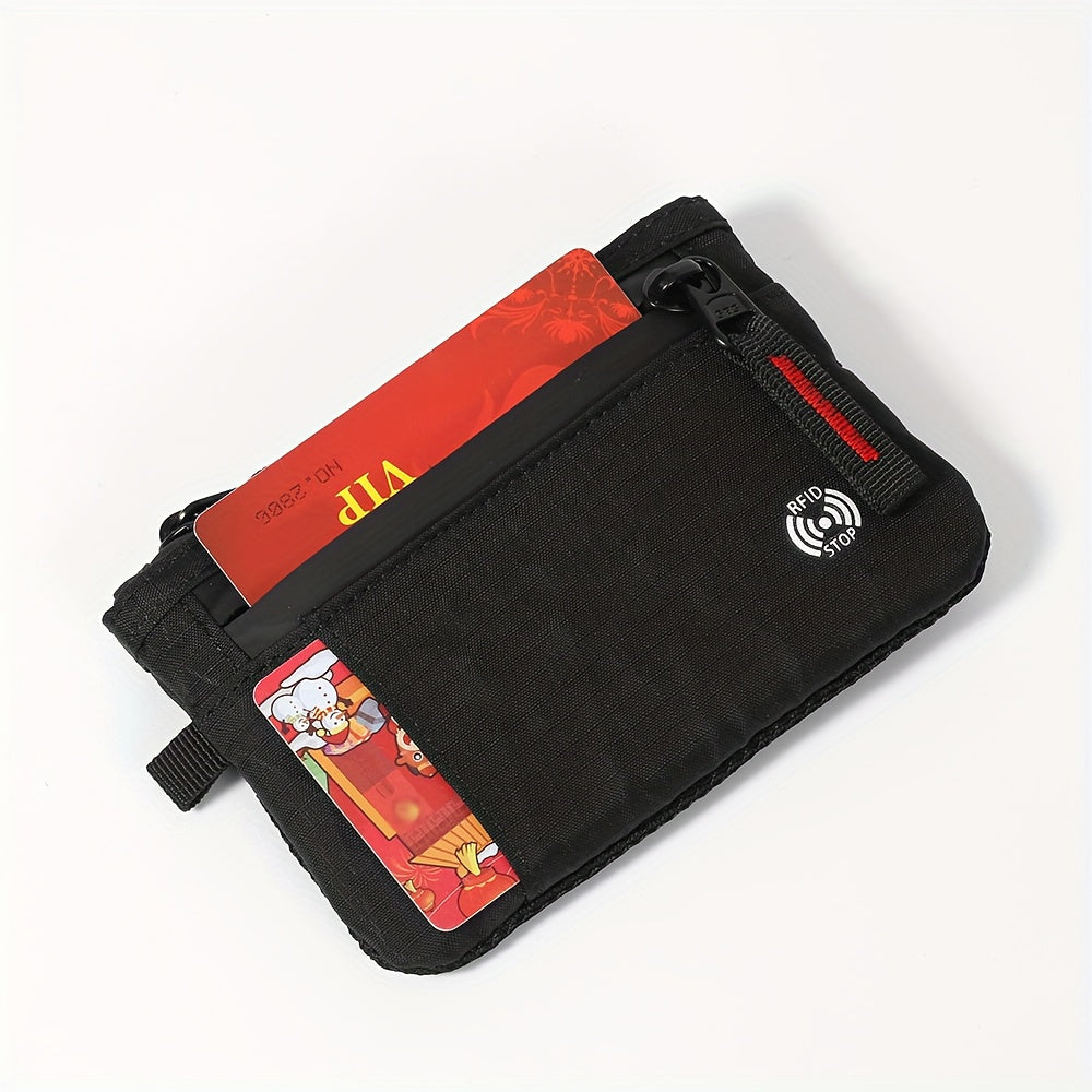 Men's Mini Travel Anti-RFID Nylon Wallet 5.1 in