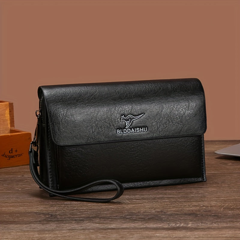 Men's Wallet Pouch 9 inches, Two Card Rows Image