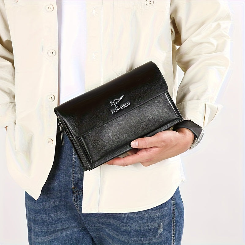 Men's Wallet Pouch 9 inches, Two Card Rows
