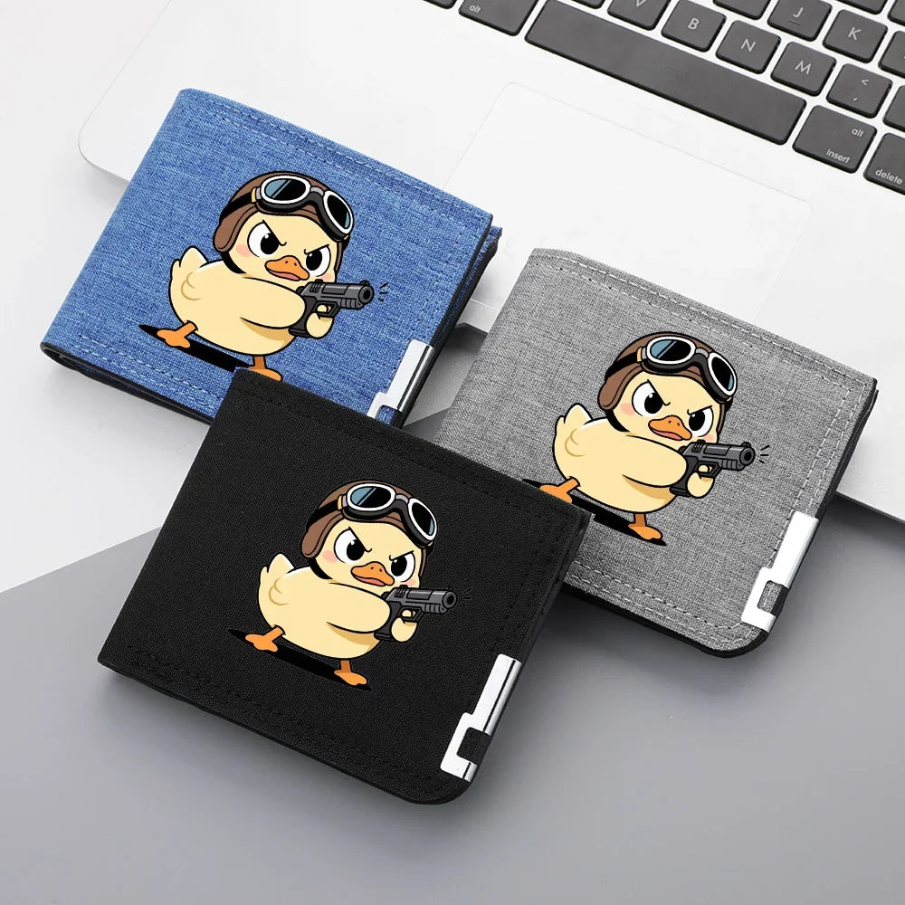 Men's Anime Style Canvas Wallet - Ultra-light and Multi-slot Image