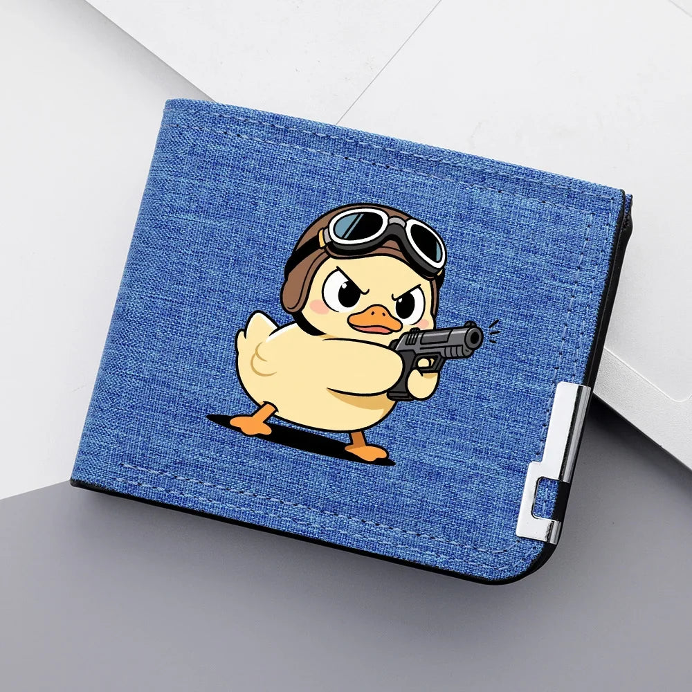 Men's Anime Style Canvas Wallet - Ultra-light and Multi-slot
