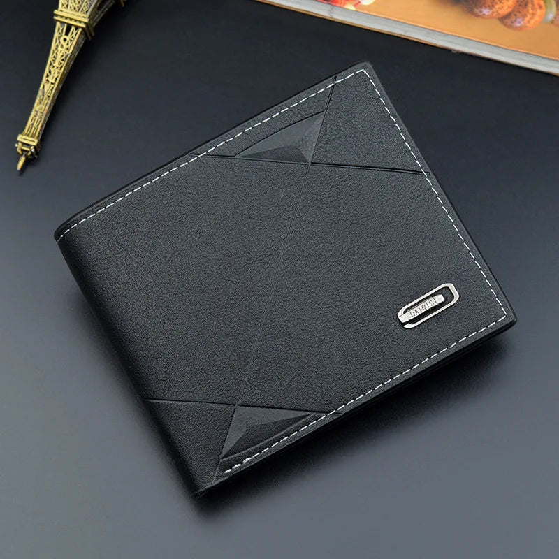 Trendy Trifold Wallet for Men - Urban Style and Ultra-Slim Format