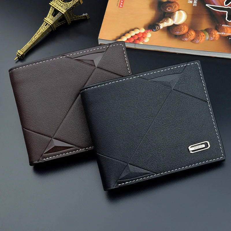 Trendy Trifold Wallet for Men - Urban Style and Ultra-Slim Format