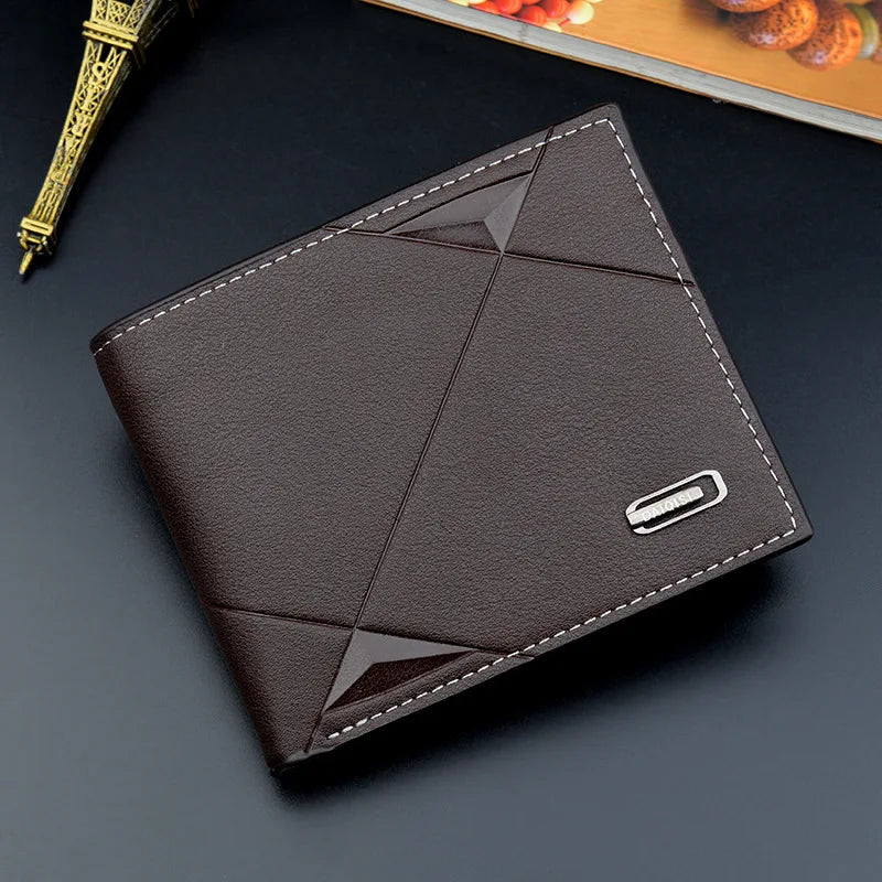 Trendy Trifold Wallet for Men - Urban Style and Ultra-Slim Format
