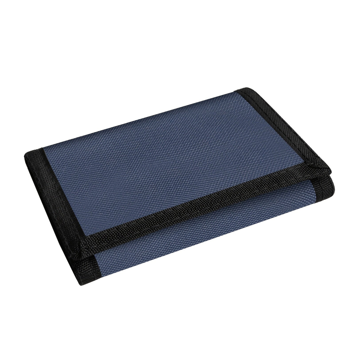 Men's Vertical 3-Fold Wallet with Keychain and Window