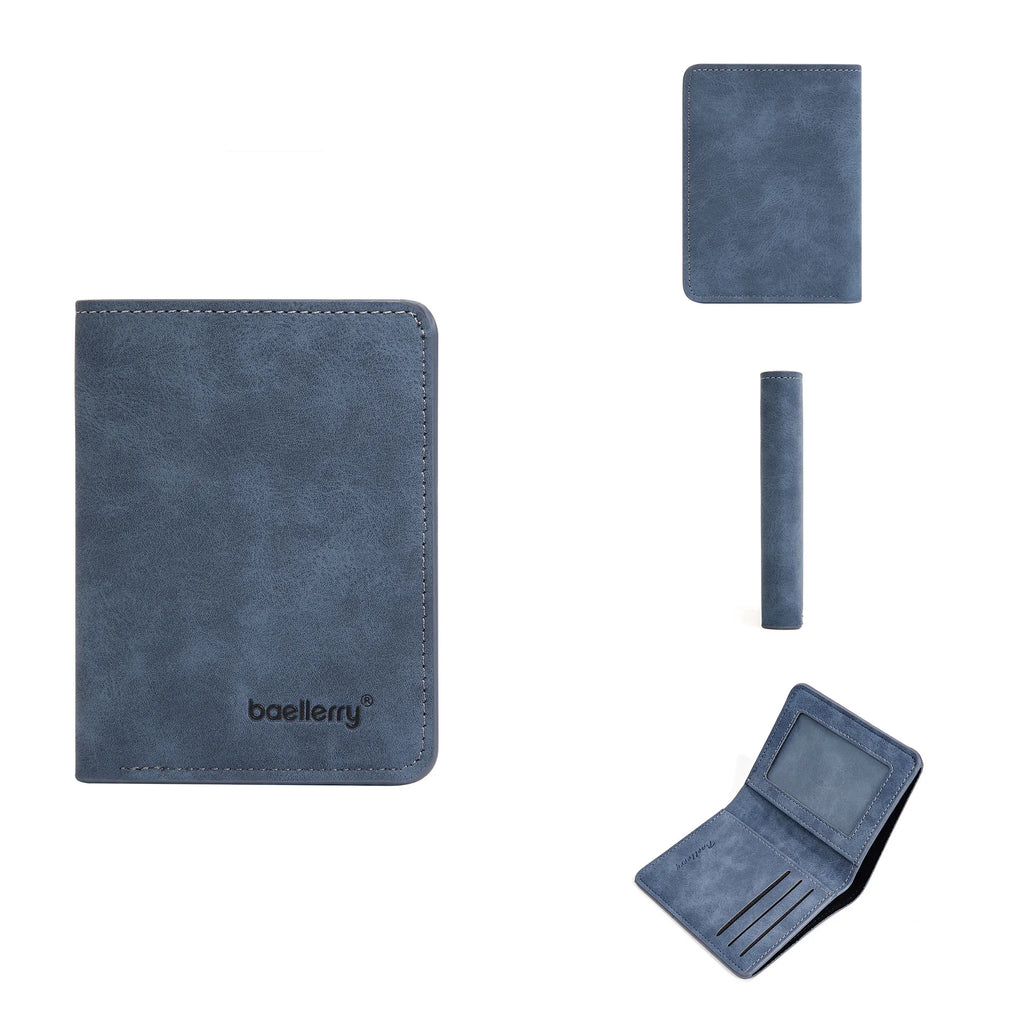 Vertical Men's Wallet with ID Window