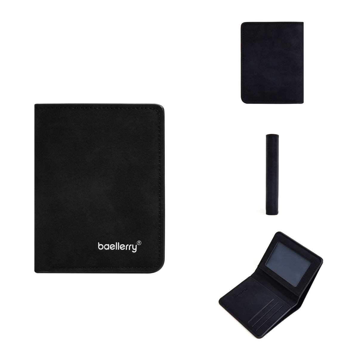 Vertical Men's Wallet with ID Window Image