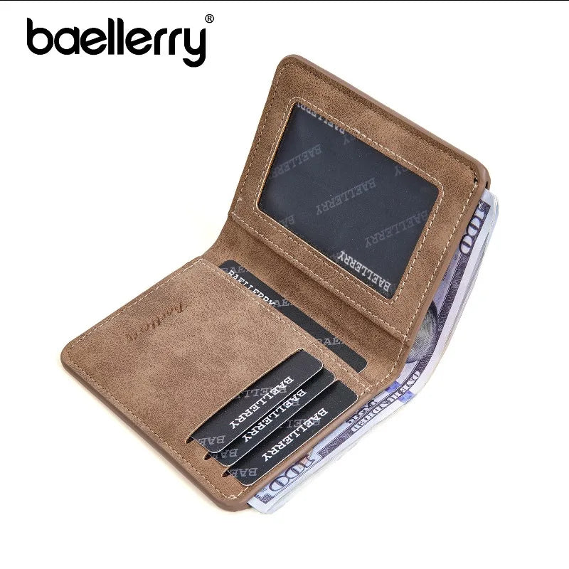 Vertical Men's Wallet with ID Window