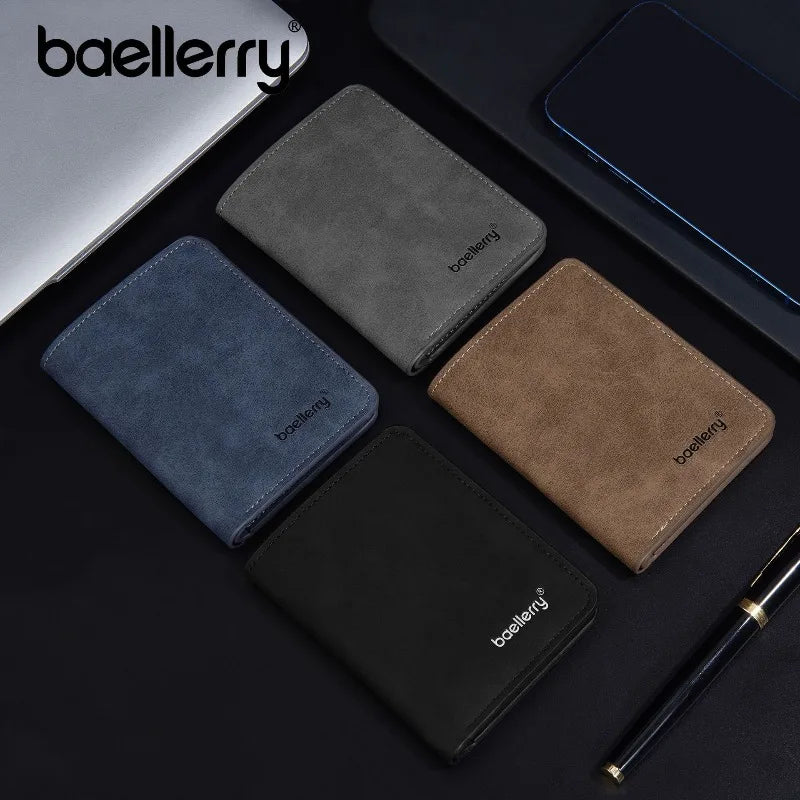 Vertical Men's Wallet with ID Window