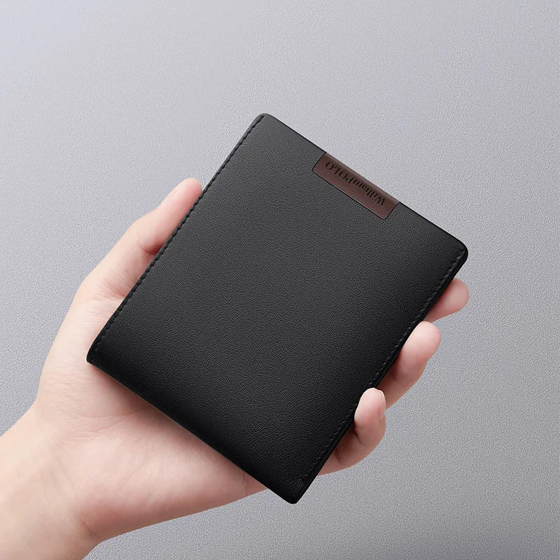 Compact Leather Wallet - Elegance and Versatility