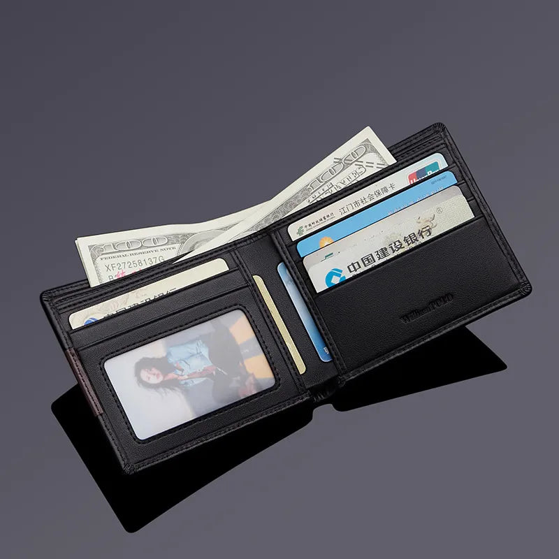 Compact Leather Wallet - Elegance and Versatility Image
