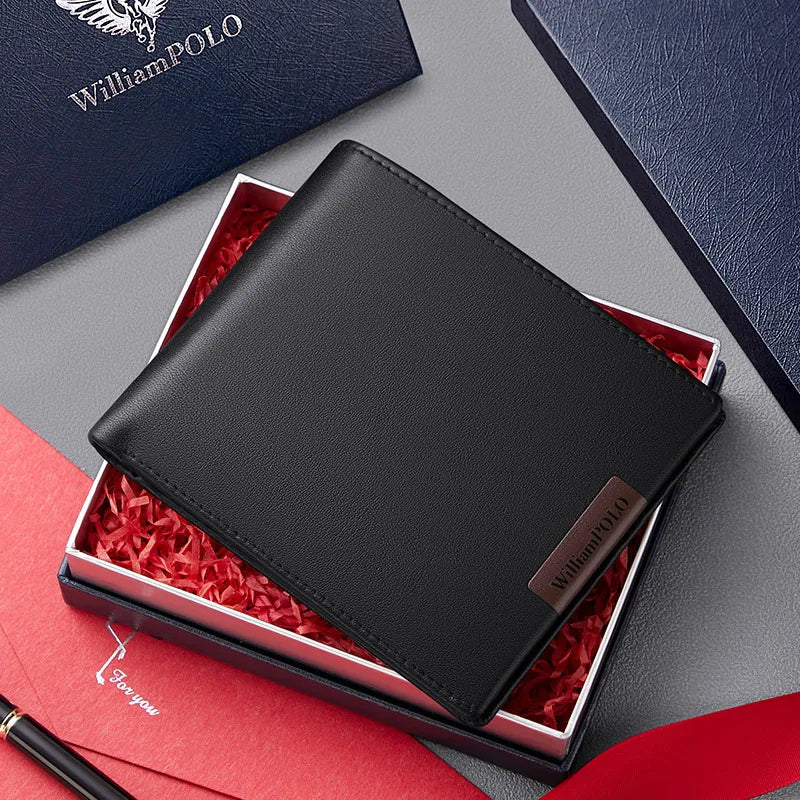 Compact Leather Wallet - Elegance and Versatility Image