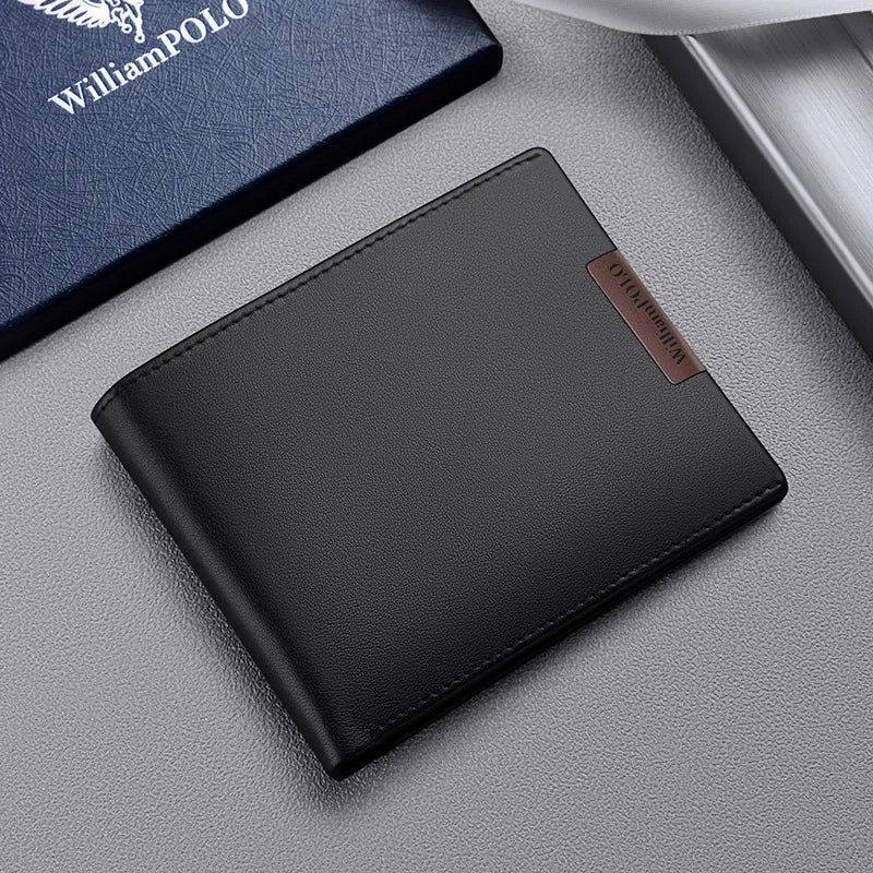 Compact Leather Wallet - Elegance and Versatility