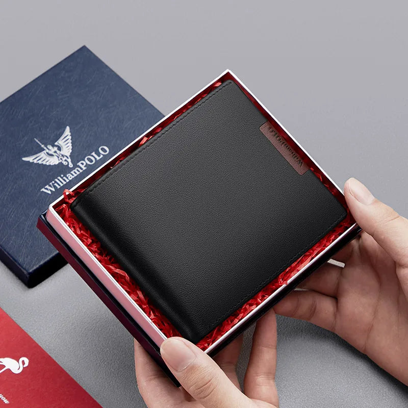 Compact Leather Wallet - Elegance and Versatility