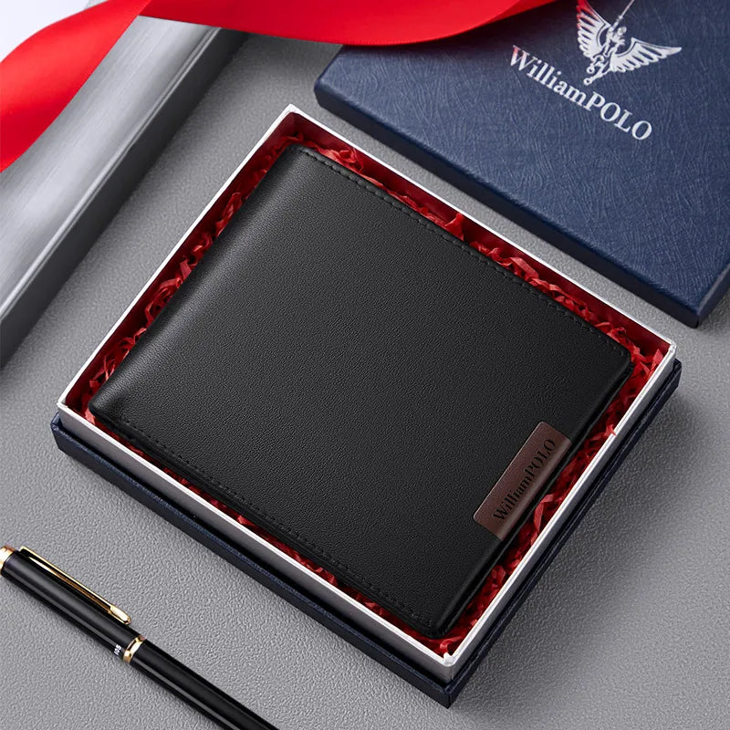 Compact Leather Wallet - Elegance and Versatility