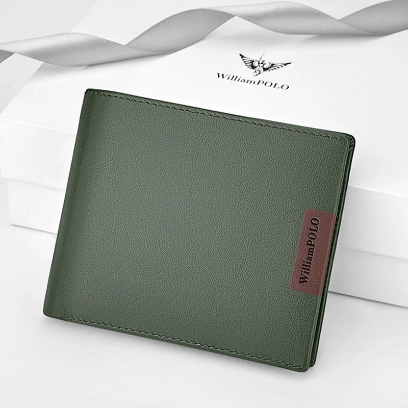 Compact Leather Wallet - Elegance and Versatility