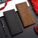 Slim Long Wallet for Men with Multiple Card Slots
