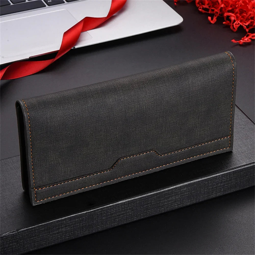 Slim Long Wallet for Men with Multiple Card Slots Image
