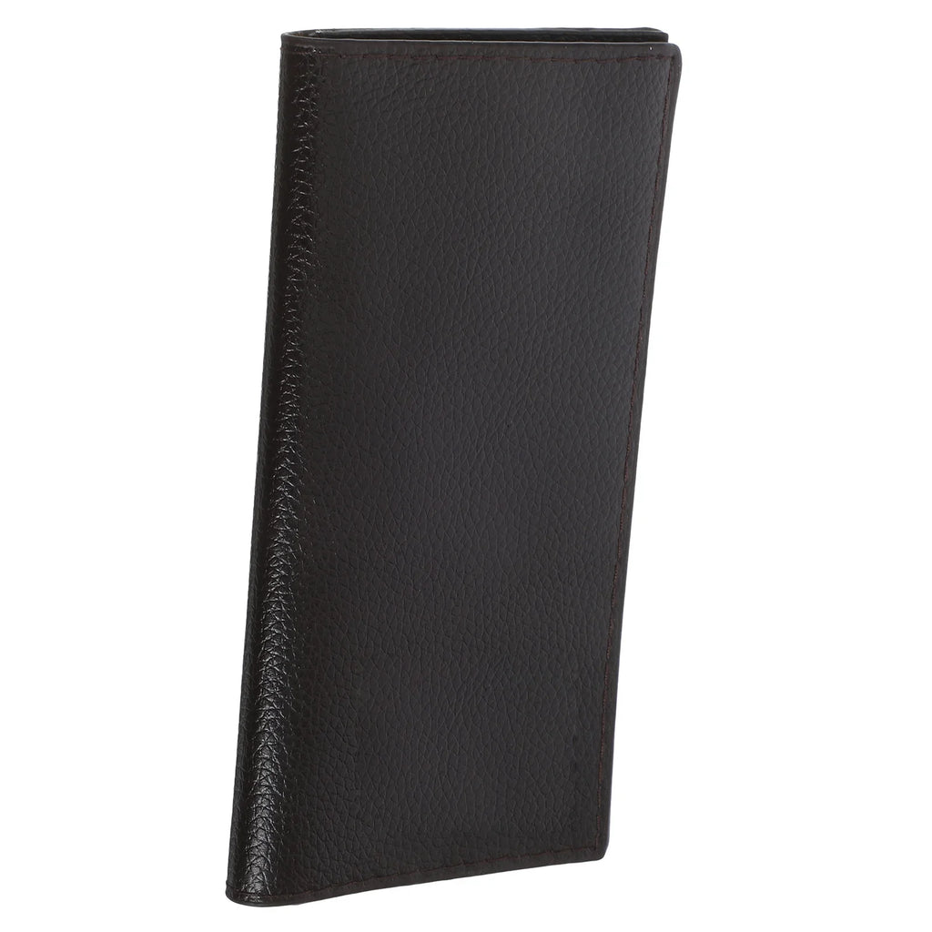 Vintage Long Men's PU Leather Wallet with Card Holder and Checkbook Holder