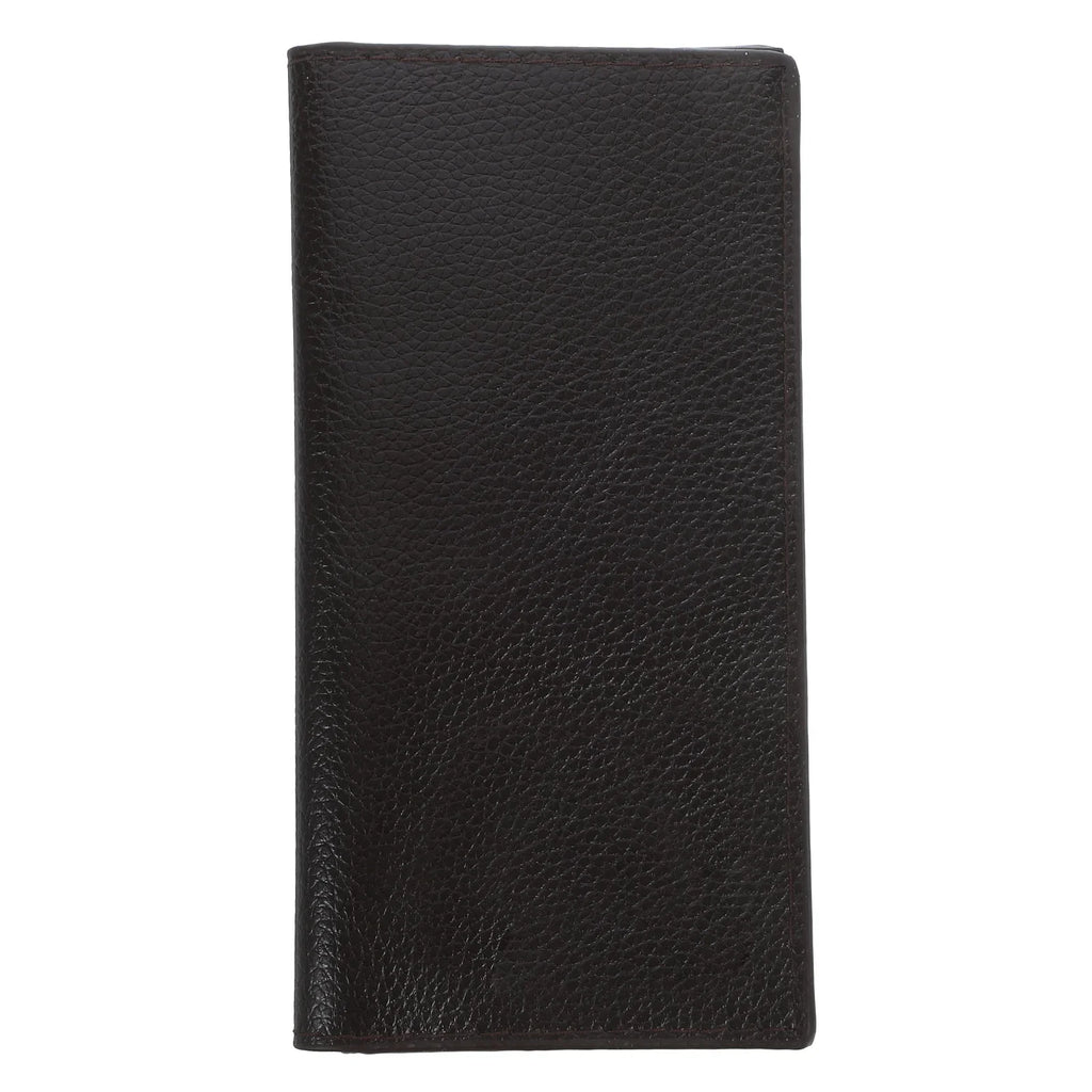 Vintage Long Men's PU Leather Wallet with Card Holder and Checkbook Holder