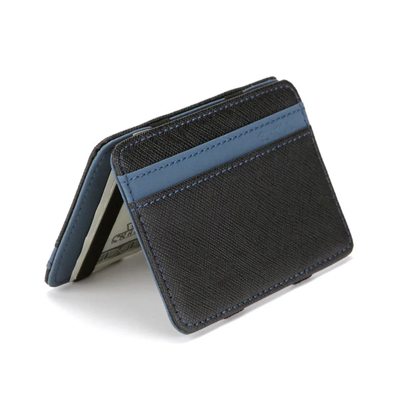 Ultra Slim Magic Wallet in PU Leather with Compact Card Holder
