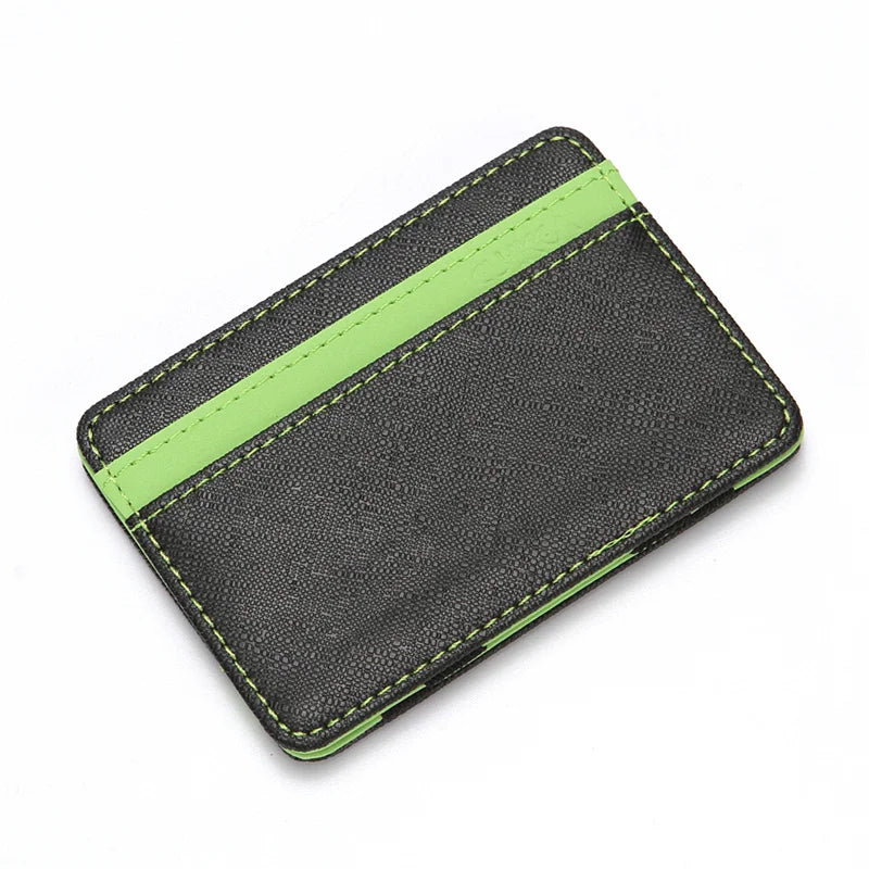 Ultra Slim Magic Wallet in PU Leather with Compact Card Holder