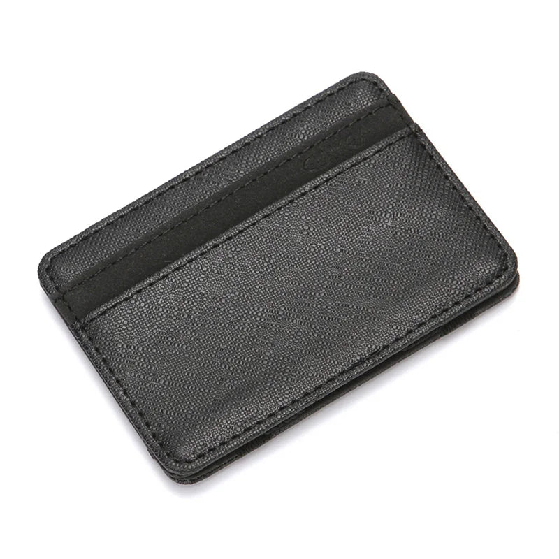 Ultra Slim Magic Wallet in PU Leather with Compact Card Holder
