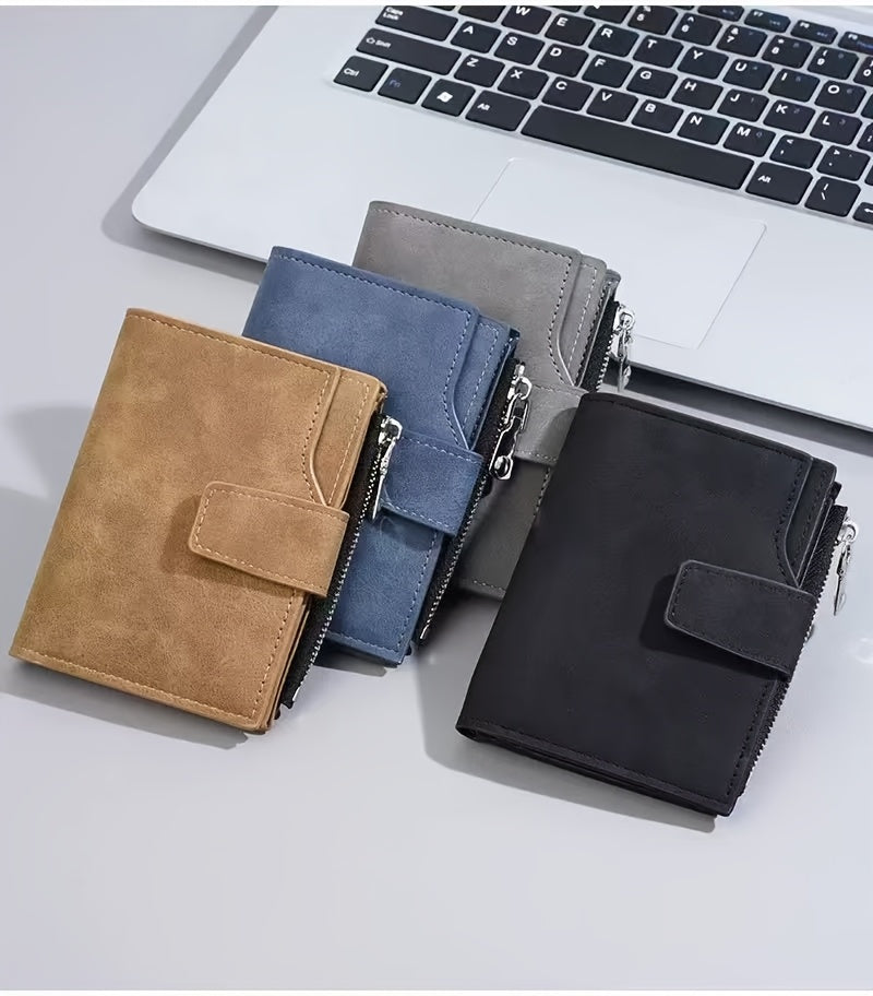 Mixed wallet with a nubuck feel, 78 g