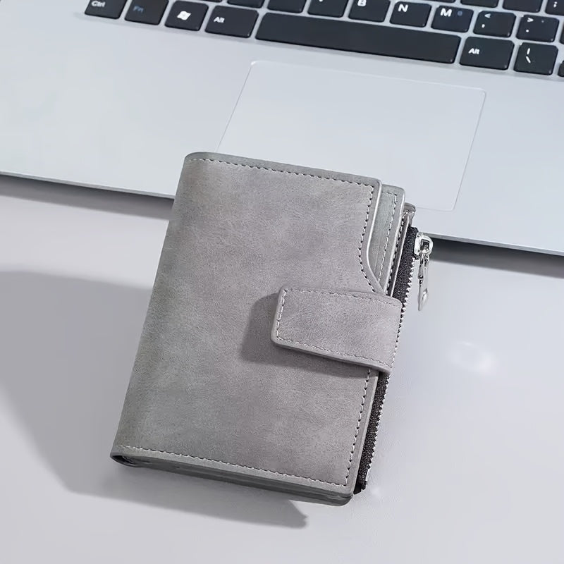 Mixed wallet with a nubuck feel, 78 g