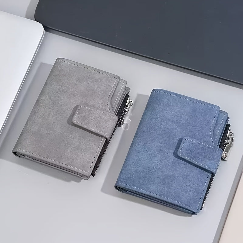 Mixed wallet with a nubuck feel, 78 g