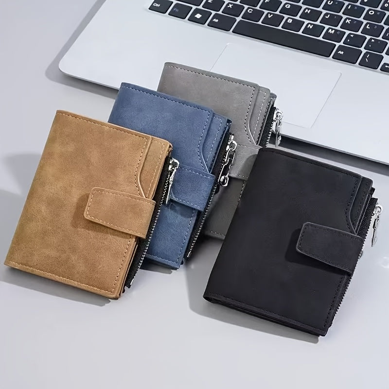 Mixed wallet with a nubuck feel, 78 g