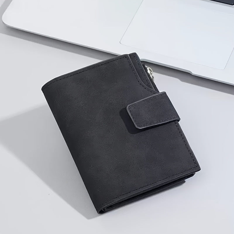 Mixed wallet with a nubuck feel, 78 g