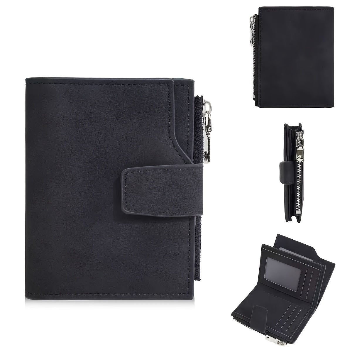 Mixed wallet with a nubuck feel, 78 g Image
