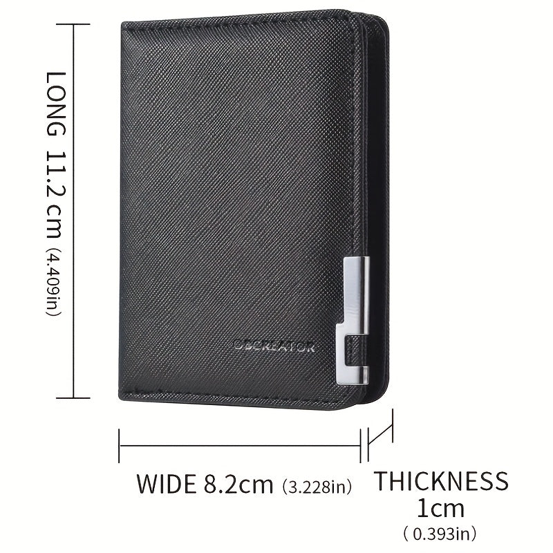 Extra Slim Vertical Wallet, 11.2 x 8.2 x 1 cm