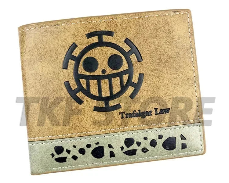 One Piece Anime PU Leather Wallet for Kids and Teens