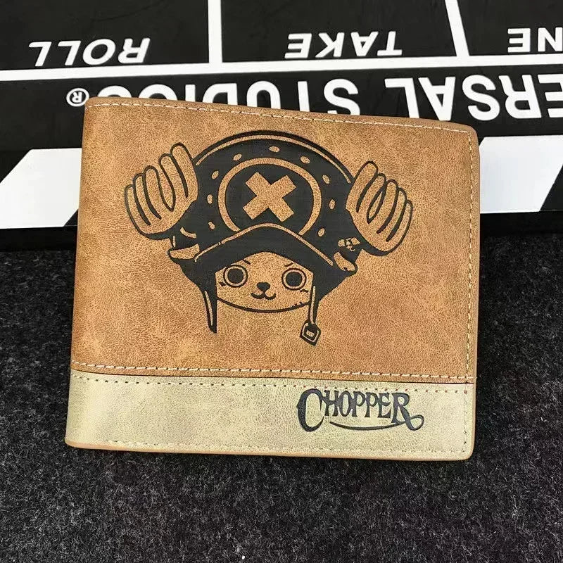 One Piece Anime PU Leather Wallet for Kids and Teens