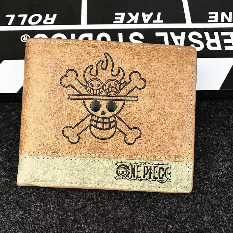 One Piece Anime PU Leather Wallet for Kids and Teens