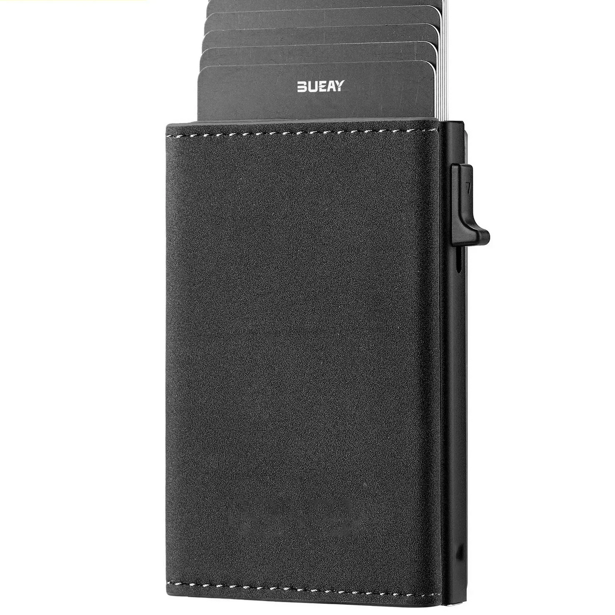 Unisex RFID Aluminum Card Wallet with Pop-Up and Minimalist Compact Design