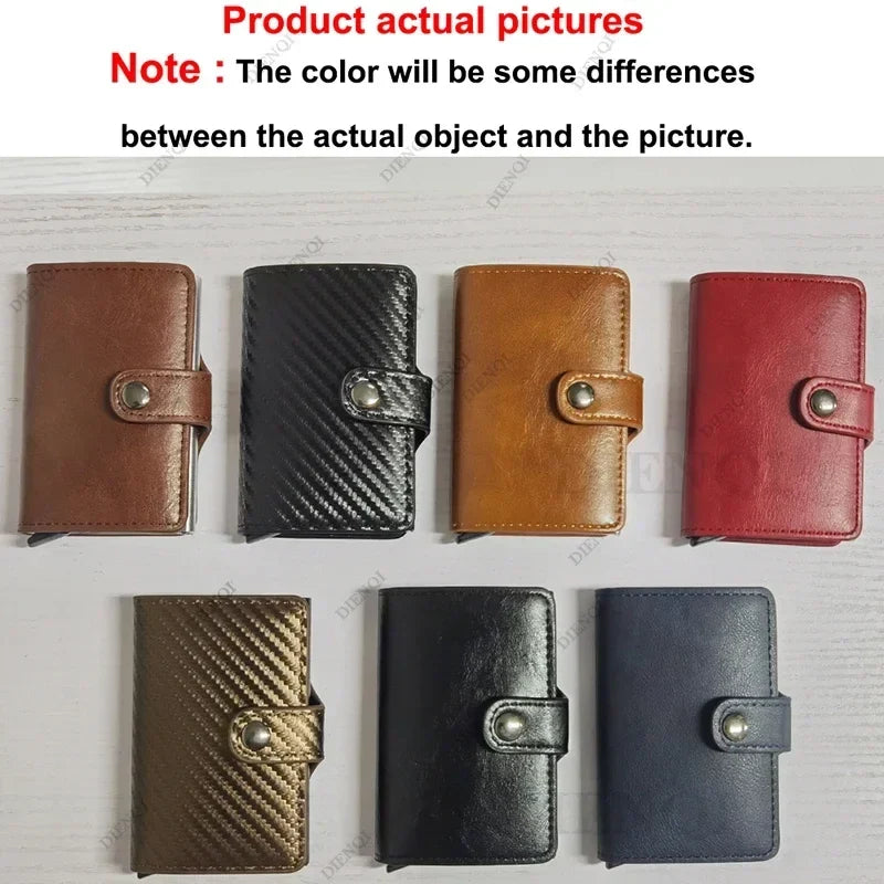 RFID Carbon Fiber Smart Wallet - Slim, Luxury, and Secure