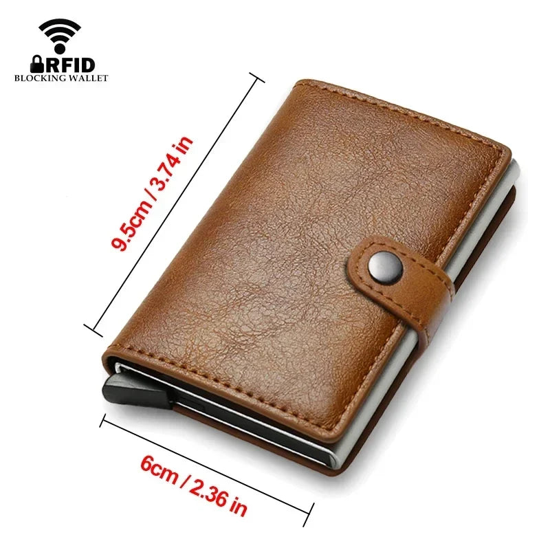RFID Carbon Fiber Smart Wallet - Slim, Luxury, and Secure Image